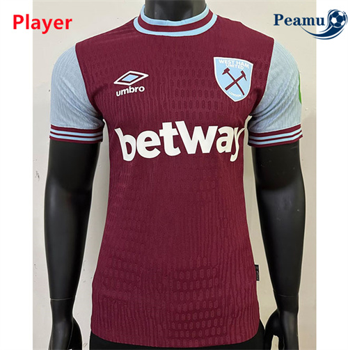 Camisola Futebol West Ham United Player Principal Equipamento 2024-2025