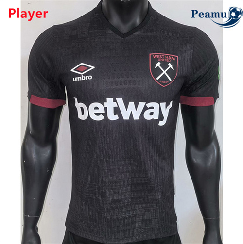 Camisola Futebol West Ham United Player Alternativa Equipamento 2024-2025