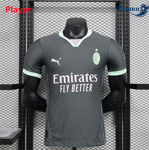 Camisola Futebol AC Milan Player Terceiro Equipamento 2024-2025