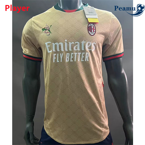 Camisola Futebol AC Milan Player Equipamento X Gucci spéciale 2024-2025