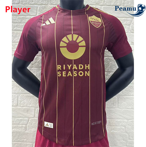 Camisola Futebol AS Roma Player Principal Equipamento 2024-2025