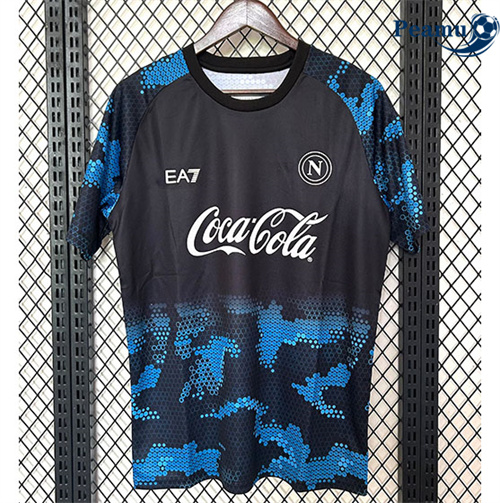 Camisola Futebol Naples Edição especial Equipamento Azul escuro 2024-2025