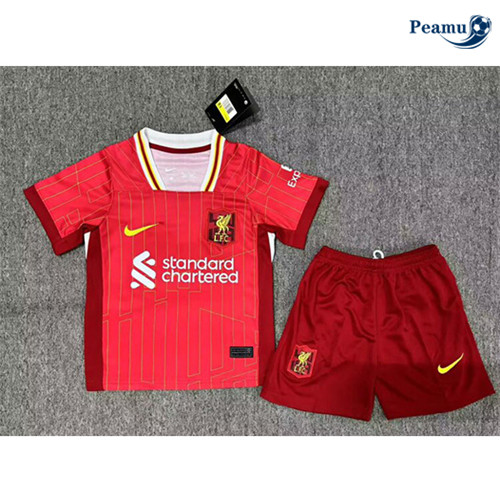 Camisola Futebol Liverpool Crianças Principal Equipamento Rojo 2023-2024