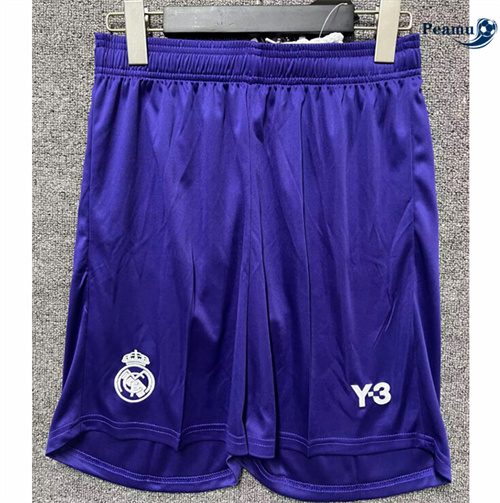 Criar Camisola Futebol Calcoes Real Madrid Y3 Equipamento especial púrpura 2024-2025