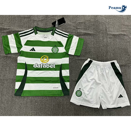 Criar Camisola Futebol Celtic Crianças Principal Equipamento 2024-2025
