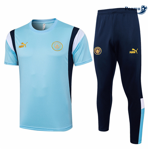 Oferta Camisola Kit Equipamento Training Manchester City Training azul claro 2024-2025