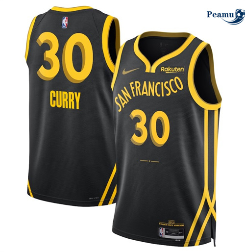 Comprar Camisola Stephen Curry, Golden State Warriors 2023/24 Preto - City