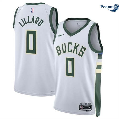 Comprar Camisola Damian Lillard, Milwaukee Bucks 2023/24 - Association