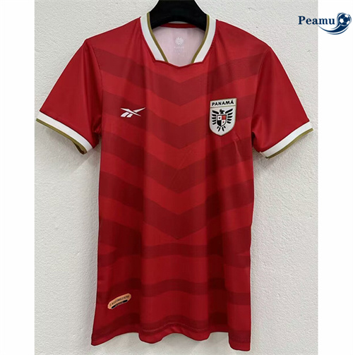 Novo Camisola Futebol Panama Equipamento Rojo 2024-2025