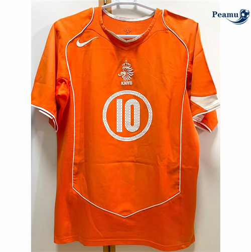 Comprar Camisola Futebol Retrô Países Bajos Principal Equipamento 2004