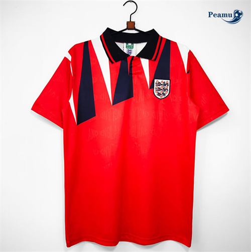 Criar Camisola Futebol Retrô Inglaterra Alternativa Equipamento 1992