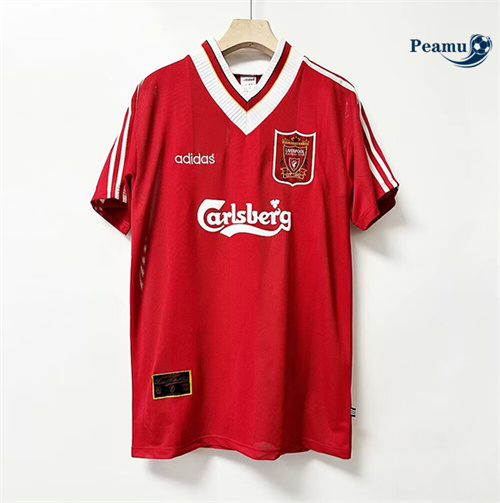Criar Camisola Futebol Retrô Liverpool Principal Equipamento 1995-96