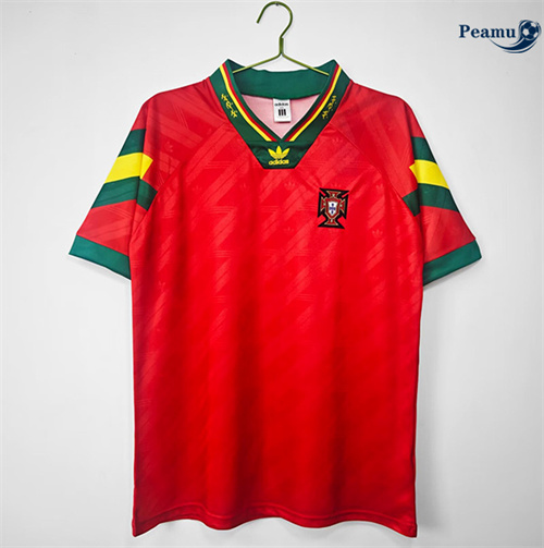 Novo Camisola Futebol Retrô Portugal Principal Equipamento 1992-94
