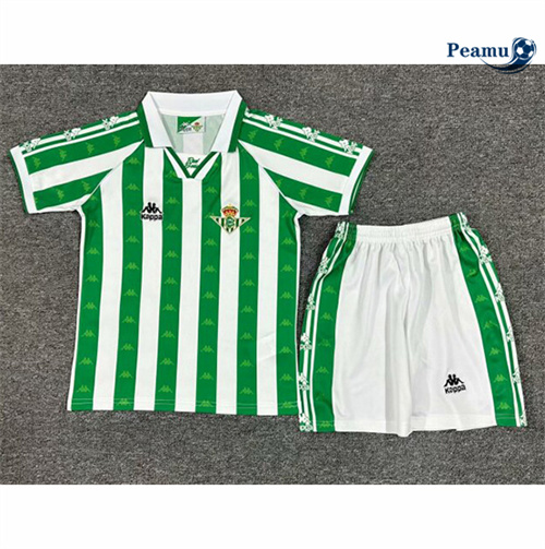 Criar Camisola Futebol Retrô Real Betis Enfant Principal Equipamento 1995-97