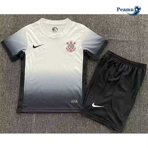 Camisola Futebol Corinthians Crianças Principal Equipamento 2024-2025