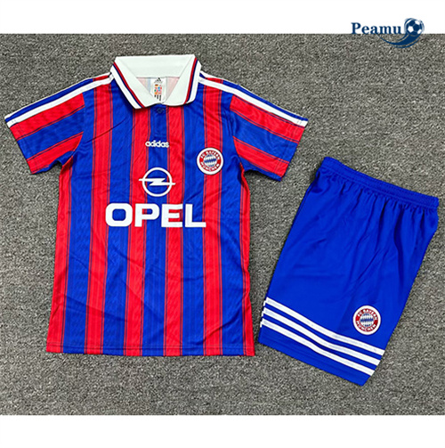 Camisola Futebol Retrô Bayern de Munique Crianças Principal Equipamento 1995-97