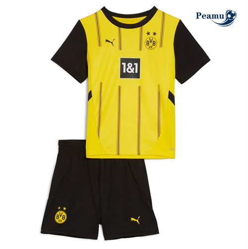 Camisola Futebol Borussia Dortmund Crianças Principal Equipamento 2024-2025