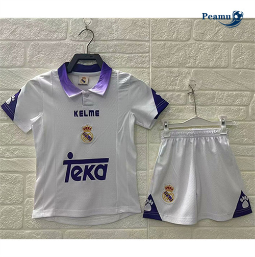 Camisola Futebol Retrô Real Madrid Crianças Principal Equipamento 1997-98