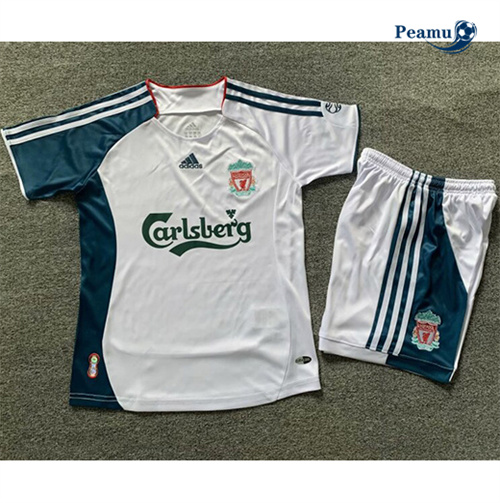 Camisola Futebol Retrô Liverpool Crianças Segunda Equipamento 2006-07