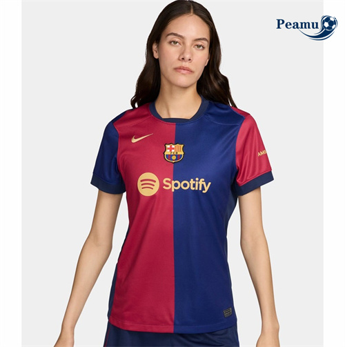 Camisola Futebol Barcelona Mulher Principal Equipamento 2024-2025