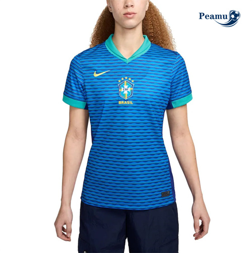 Camisola Futebol Brasil Mulher Segunda Equipamento 2024-2025