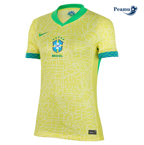 Camisola Futebol Brasil Mulher Principal Equipamento 2024-2025