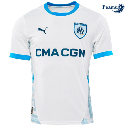 Camisola Futebol Olympique Marsella Principal Equipamento 2024-2025