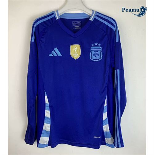 Camisola Futebol Argentina Segunda Equipamento Manga comprida 2024-2025