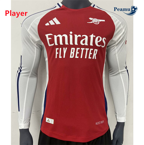 Camisola Futebol Arsenal Player Principal Equipamento Manga comprida 2024-2025