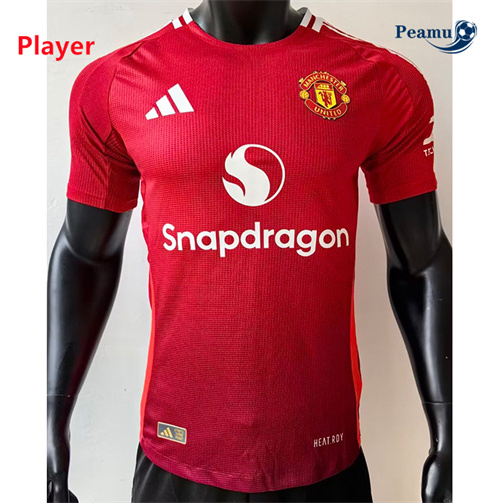 Camisola Futebol Manchester United Player Principal Equipamento 2024-2025