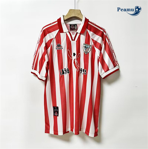 Camisola Futebol Retrô Athletic Bilbao Principal Equipamento 1997-98