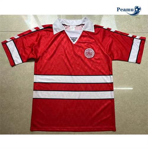 Camisola Futebol Retrô Dinamarca Principal Equipamento 1988