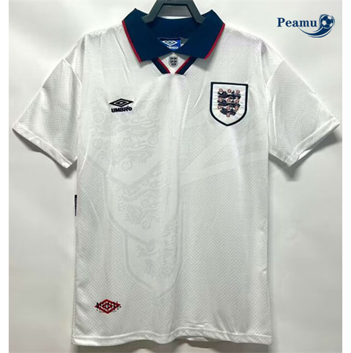 Camisola Futebol Retrô Inglaterra Principal Equipamento 1994-95