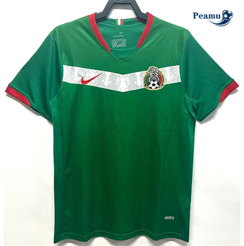 Camisola Futebol Retrô Mexico Principal Equipamento 2006