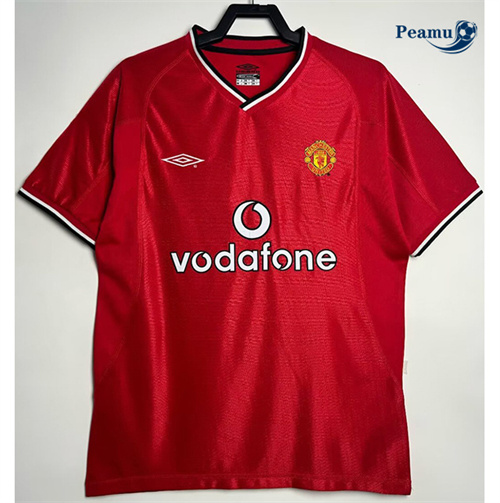 Camisola Futebol Retrô Manchester United Principal Equipamento 2000-02