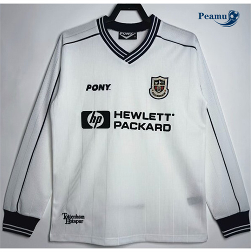 Camisola Futebol Retrô Tottenham Hotspur Principal Equipamento Manga comprida 1997