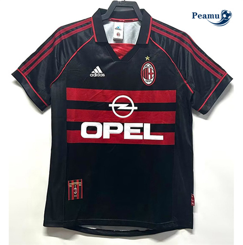 Camisola Futebol Retrô AC Milan Tercera Equipamento 1998-99