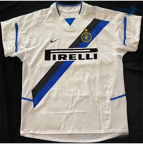 Camisola Futebol Retrô Inter Milan Segunda Equipamento 2002-03