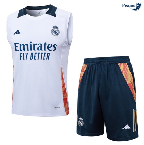 Oferta Camisola Futebol Real Madrid Debardeur Training 2024-2025 Branco