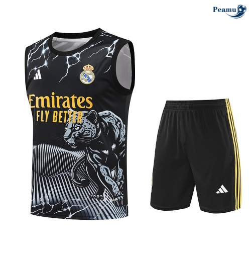 Loja Camisola Futebol Real Madrid Debardeur Training 2024-2025 preto