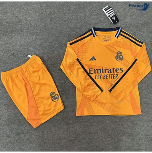 Comprar Camisola Futebol Real Madrid Crianças Alternativa Equipamento Equipamento Manga comprida 2024-2025