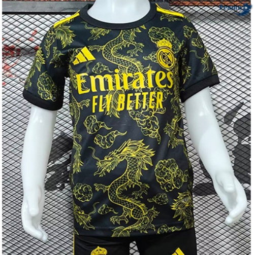 Novo Camisola Futebol Real Madrid Crianças Equipamento edição especial Verde 2024-2025