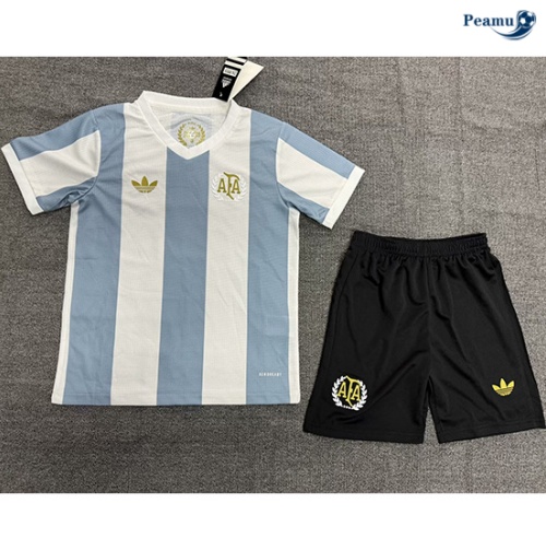 Loja Camisola Futebol Argentina Crianças Equipamento Edição comemorativo 2024-2025