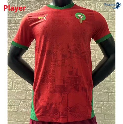 Novos Camisola Futebol Marrocos Player Principal Equipamento 2024-2025