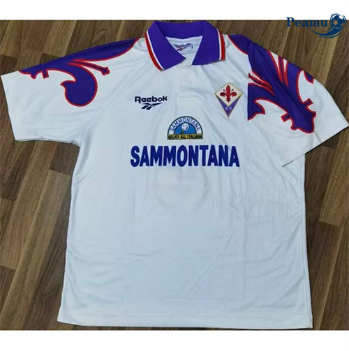 Desconto Camisola Futebol Retrô Fiorentina Alternativa Equipamento 1995-97