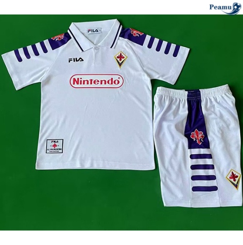 Criar Camisola Futebol Retrô Florence Crianças Alternativa Equipamento 1998