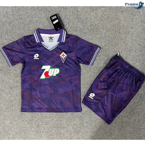 Loja Camisola Futebol Retrô Florence Crianças Principal Equipamento 1992-93