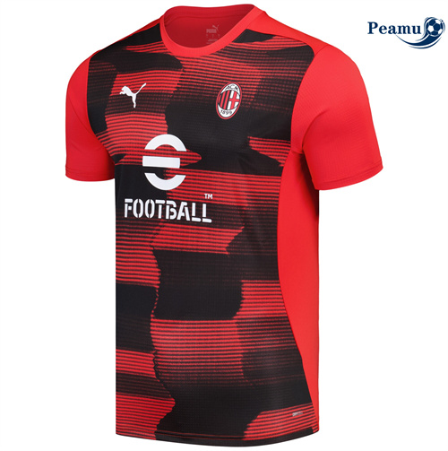 Criar Camisola Futebol AC Milan Equipamento Pre Match 2024-2025