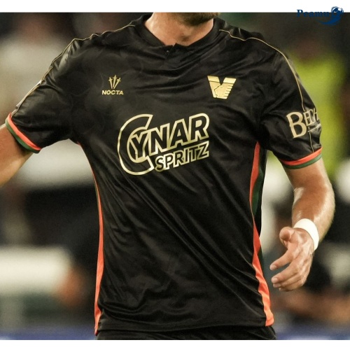 Venda Camisola Futebol Veneza Equipamento preto 2024-2025