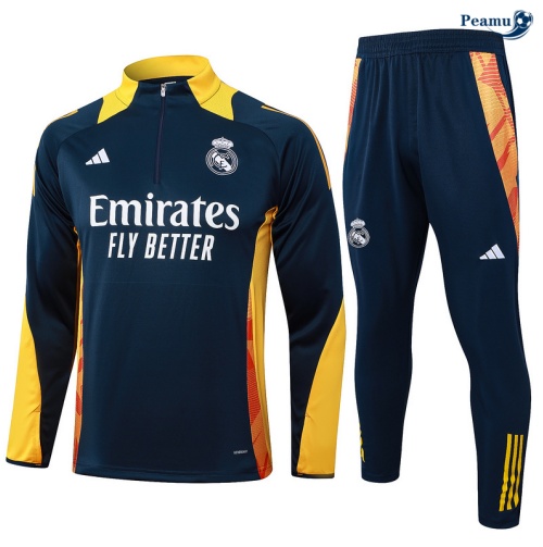 Novo Fato de Treino Real Madrid azul marinho 2024-2025